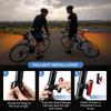 USB Rechargeable LED Bike Tail Light Bright Bicycle Rear Cycling Safety Flashlight 4 Light Mode Options