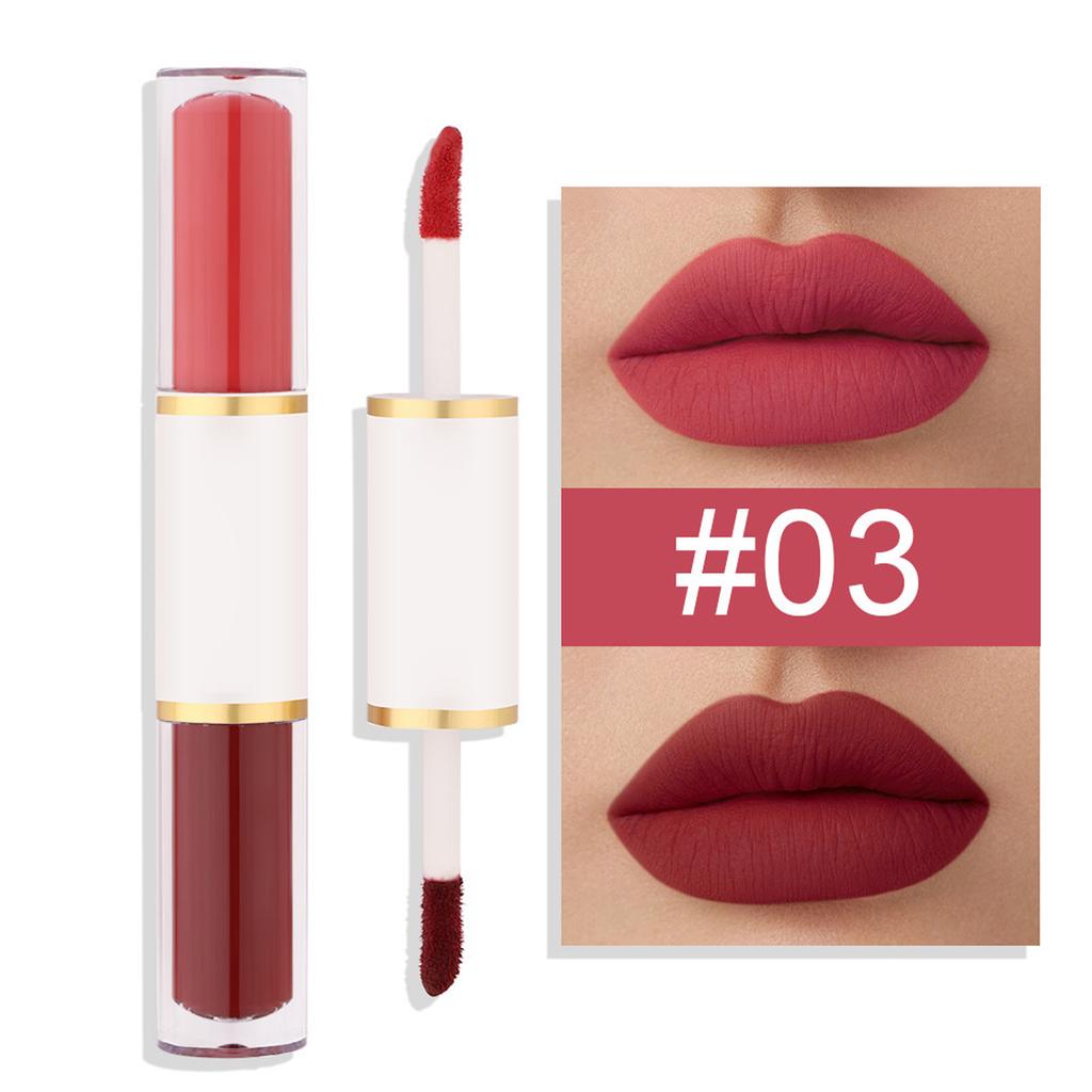 Long-Wearing Water-Resistant Matte Lip Gloss – Dual-Ended, Full-Coverage Transfer-Resistant Formula for Everyday Wear