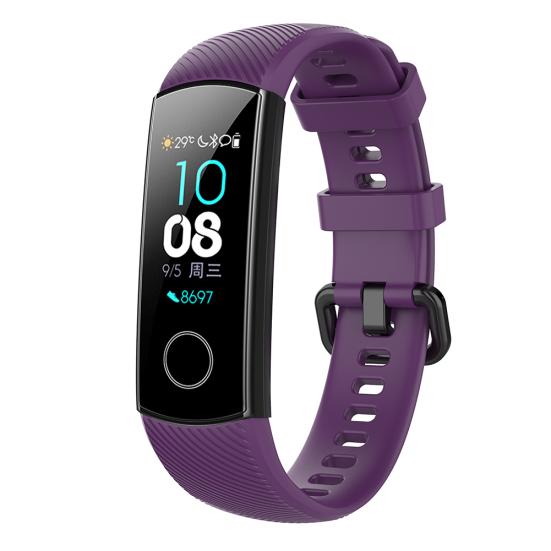 Soft Silicone Watch Strap Band Replacement for Huawei Honor Smart Bracelet 4/5