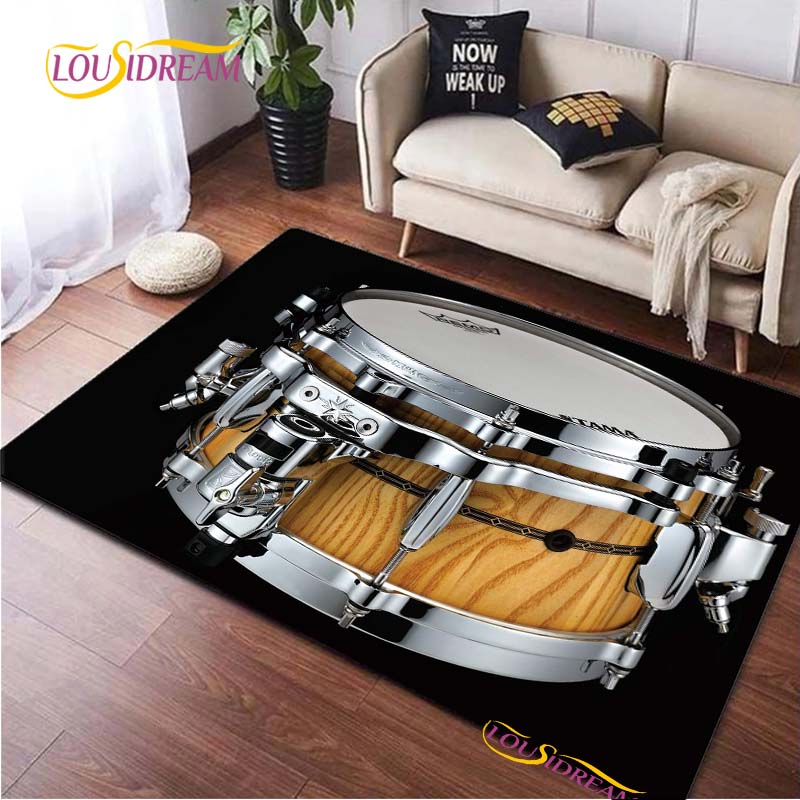Drums Brand Carpet for Living Room Bedroom Rugs Kitchen Kids Door Unslip Floor Mats Birthday gift photography props Alfombra Rug