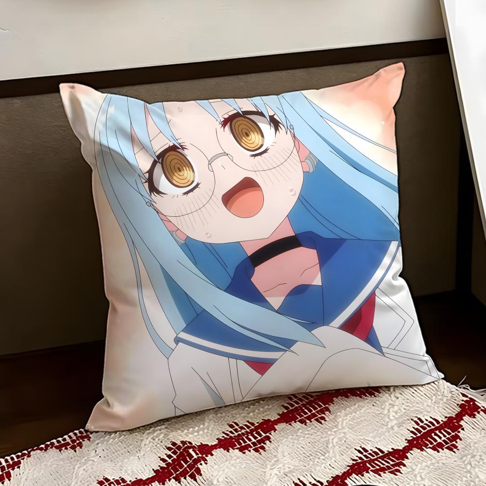Ninja to Koroshiya no Futarigurashi 2 Cushion Cover Reversible Soft Durable Pillow Cover Home MultiScene Use for Daily Comfort