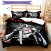3pcs Custom Name Cartoon Knights Templar Bedding Set Duvet Cover Closure Includes 1 Duvet Cover & 2 Pillowcases for All Seasons Bedroom Decor