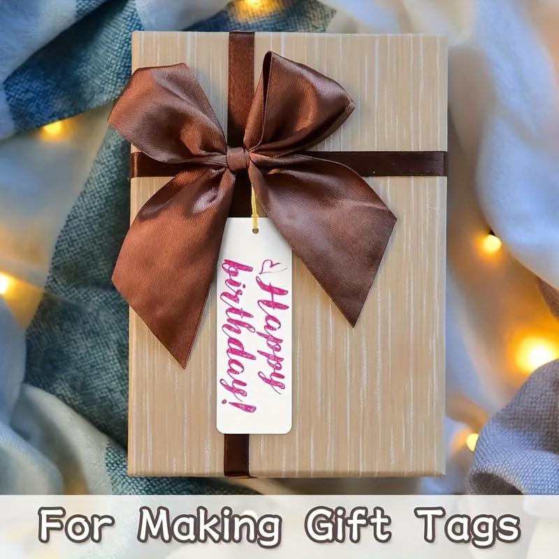 25 Aquarellpapier-Lesezeichen-Leer, Kreative handgezeichnete Etiketten mit farbigen Quasten. Ideal für DIY-Ausmalen, Puder-, Acryl- und Aquarellkunstprojekte