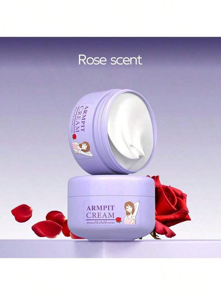 Long-Lasting Underarm Deodorant Balm Rose Aloe Vera Lavender Fresh Scent Odor Suppression Anti-Sweat Fast Drying Refreshing for Sports Dates Offices