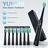 Periuță de dinți electrică Sonic Y5-507 Adult Timer Periuță 5 Moduri Încărcător USB Reîncărcabilă Periuță de dinți
