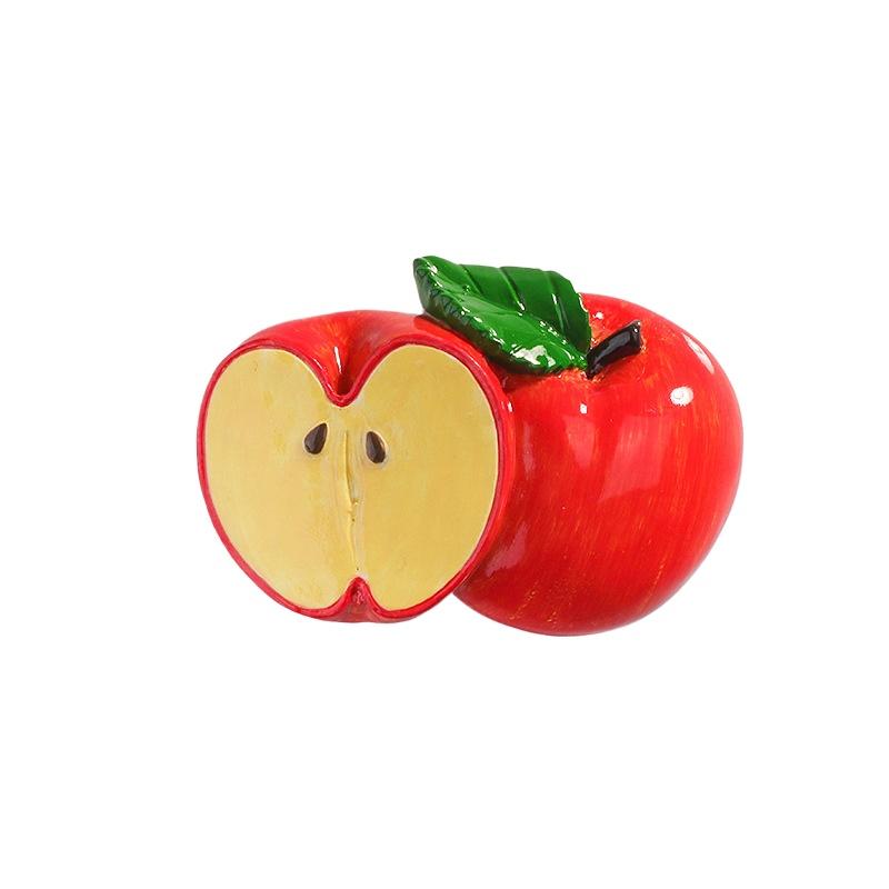 1PC 3D Fruit Refrigerator Sticker Nordic Ins Decoration Resin Fruit Magnetic Patch Kitchen Decor
