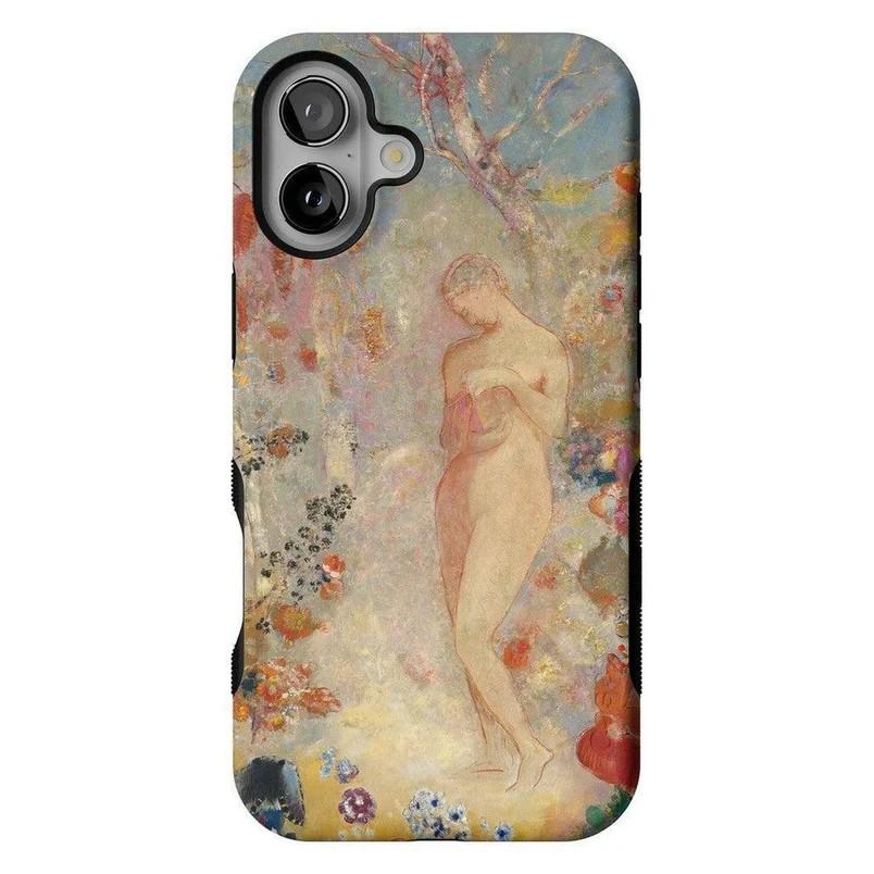 New Clmj Luxury Powder Puppy Phone Case for iPhone 17 16 15 14 13 12 11 X XS XR Air Pro Max Plus Luxury Double-layer Back Cover