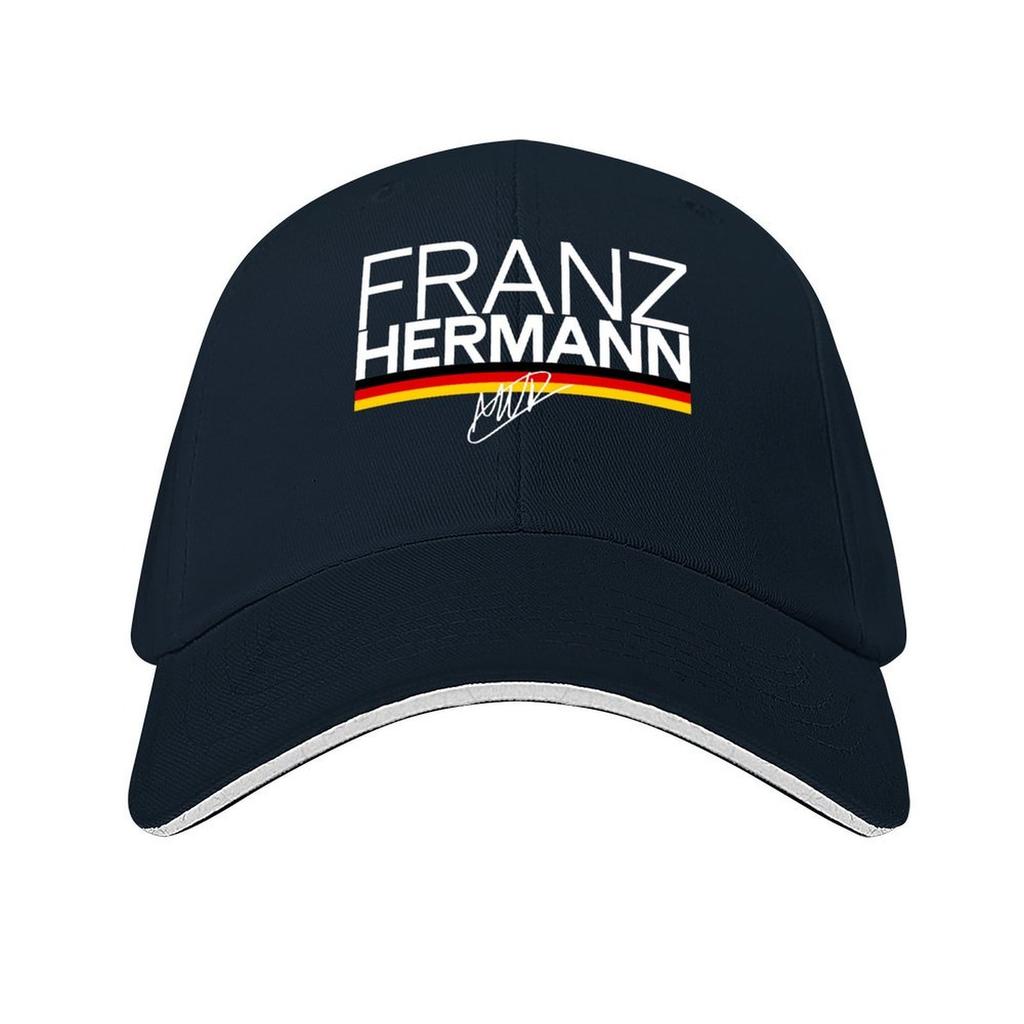 Franz HerUnisexn F Graphic  Signature with GerUnisex Flag Stripes Motorsport Art Baseball Cap fashionable Unisex hat Unisex Caps Womens