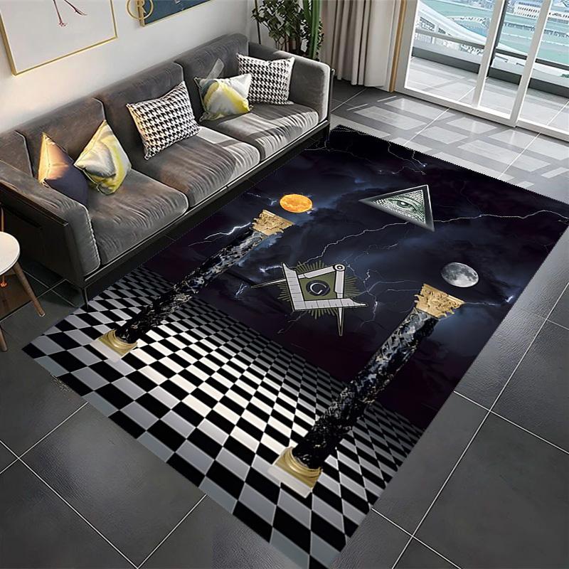 Esoteric Symbols Cosmic Harmony carpet Doormat Home Decor Protective pad Christmas gifts Fashion