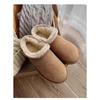 Snow Boots Women's Winter 2025 New Fur Integrated Low-top Cotton Shoes Popular Non-slip Short Tube Piled Thickened Cotton Boots