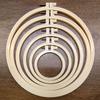 Colored Stretch Plastic Embroidery Hoop Set (7-28CM) for Cross Stitch & Punch Needle