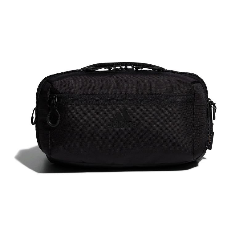 Adidas Training Large Capacity Nylon Crossbody Tote Bag Unisex Bags Black GL8565 Pure Black