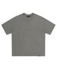 Syupeodeulai Logo Washed Short Sleeve T-Shirt Gray Sduiscq14Gry