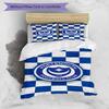 Ports-mouth Fc Anniversary Printed Pattern Duvet Cover Set – includes 1 duvet cover and 2 matching pillowcases Bedroom decor Christmas gifts