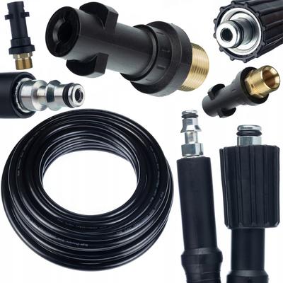 Rosfix Hochdruckschlauch 10m M22-QC Lavor für Hochdruckreiniger + M22 auf Bajonett-Adapter