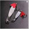 3pcs Bright Silver Wedges Bevel Cut Spoon Lure for Bass Pike Catfish Crank Bait Saltwater Fishing Metal Hard Lure 7g-28g