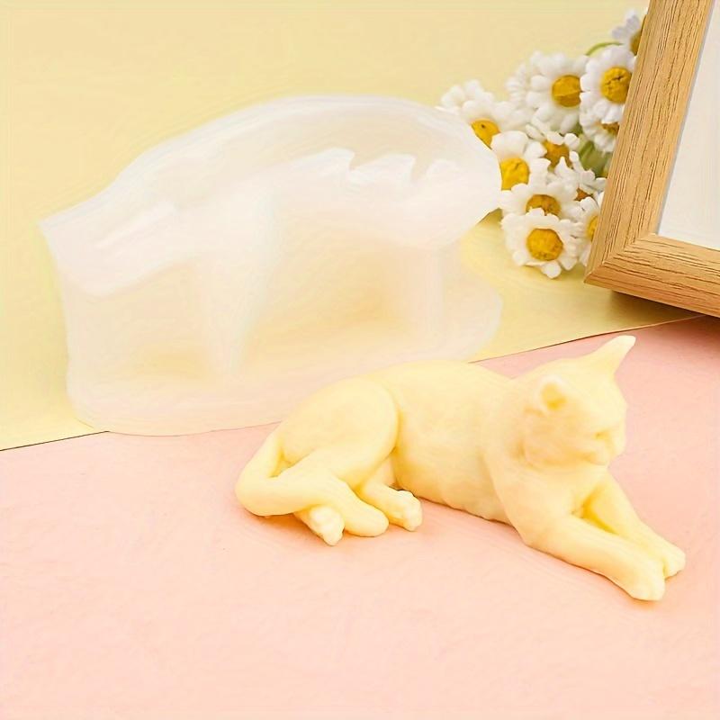 Kreativ Silikon Kattform, 1 st DIY Handgjord Kattfigur - Konst Hantverk & Sybehör, Smyckegjutning Hartsformar