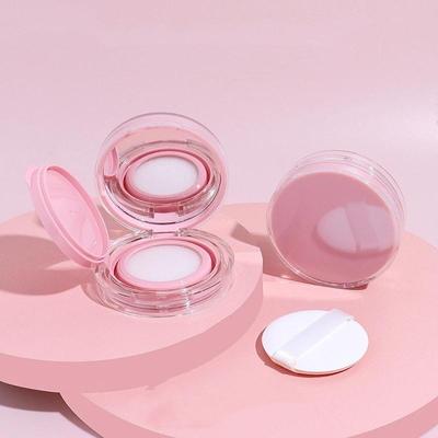 Caixa DIY com Espelho com Esponja Ferramentas de Maquiagem Estojo de Cosméticos BB Cream Recipiente Portátil Base Vazia Caixa com Esponja Air Cushion