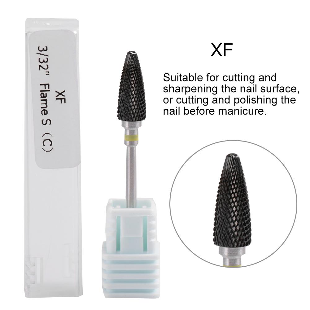 5 Types Ceramic Cylinder Shape Grinding Head Nail Drill Bit for Nail  Polishing Manicure Tools