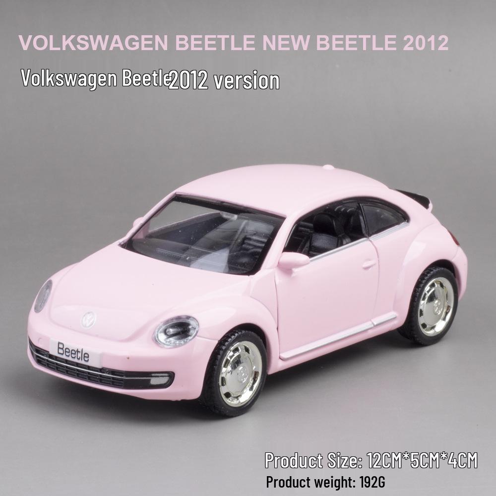 1:36 Pink Alloy Sports Car Model - Children's Toy Ornament