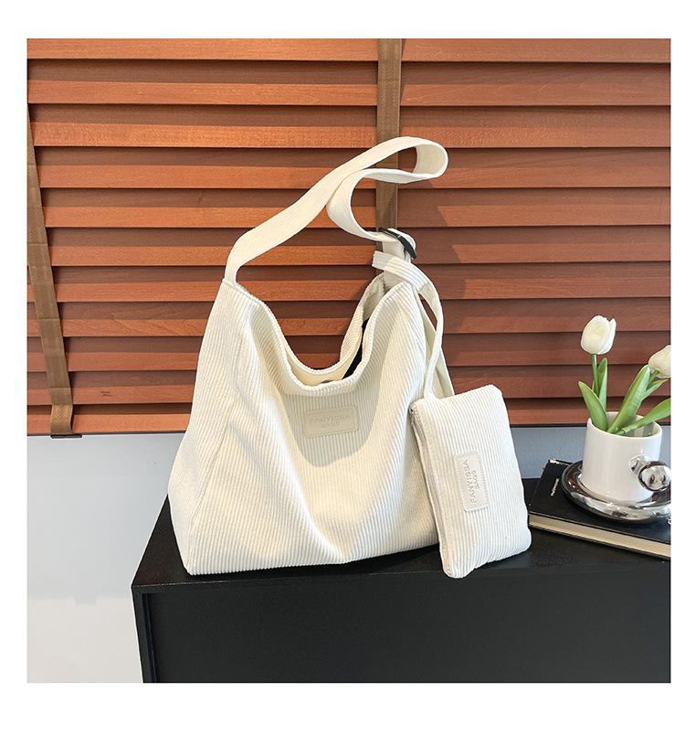 Cord großer Kapazität neuer Sommer zweiteiliger Satz lässige Kind- und Mutter-Tragetasche Schulter Messenger Bag Tasche Frauen