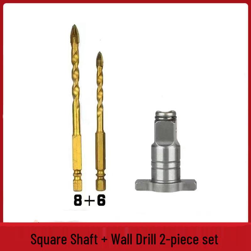 Dayi Electric Wrench Conversion Head: Strong Magnetic Multi-Purpose Square & Drill Bit.