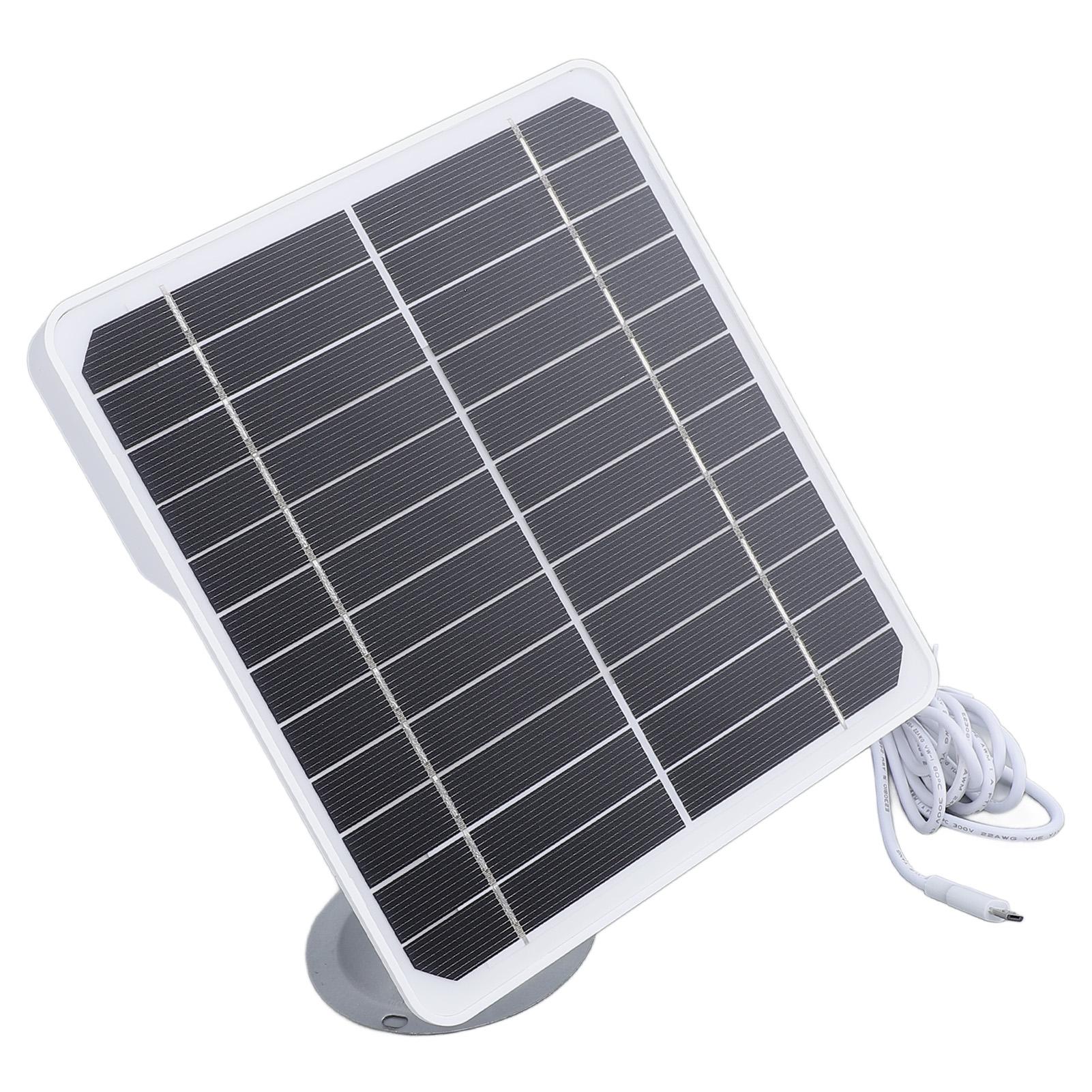 

Camera Solar Panel 20w 5V IP68 Waterproof High Efficiency Camera Monocrystalline Solar Panel for Home