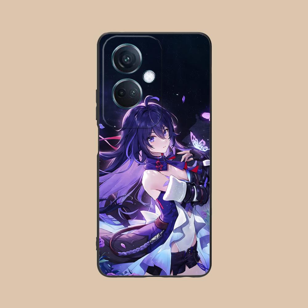 HSR Seele Matte TPU Mobile Phone Case for OPPO Reno 14 13 12 11 10 9 8 7 6 5 F T Pro 5G Colorful Printing Cover