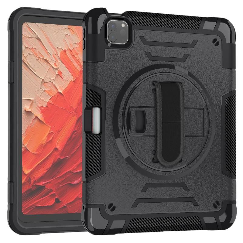 Shockproof IPad Air Pro Case With Cushion Hand Strap Kickstand 10.2 10.5 11 12.9 Inch Tablets