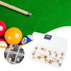 20x Copper Pool Cue Ferrules Spare Parts Metal for Snooker Cue Sticks Professional Pool Supplies Repair Tools Billiard Cue Tips