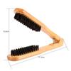 Anti-Static Double Brushes Comb Double Sided Wooden Hair Straightening Brush  Home Salon