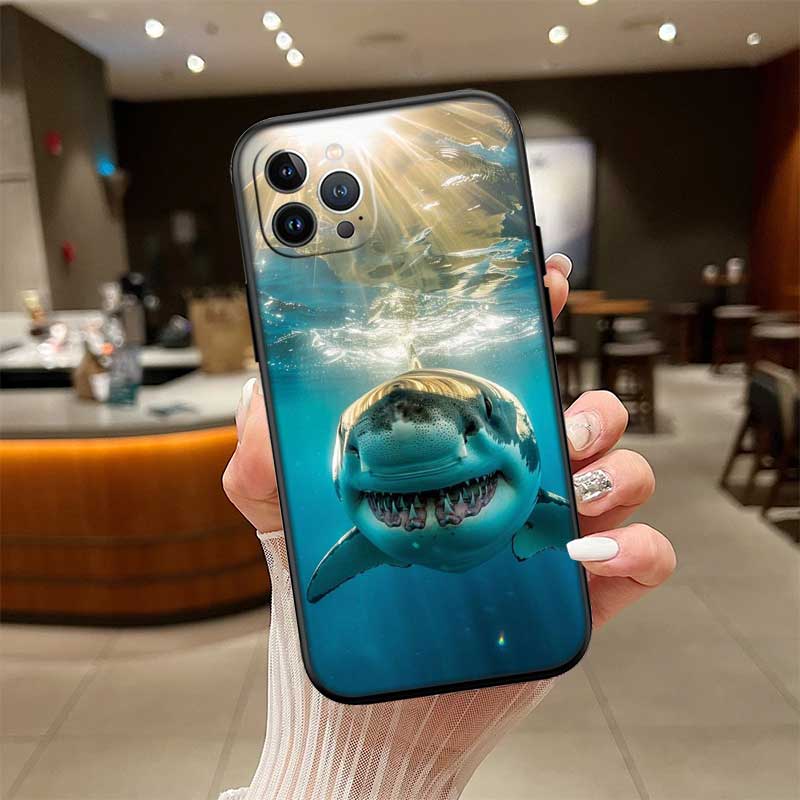 NH39 Shark Art Phone Case for Samsung Galaxy A11 A12 A13 A15 A52S A53 A55 A56 A70 A71 A72 A73 F06 F16 F56 S10 Plus S10e