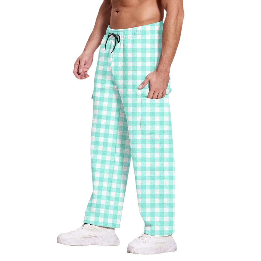 Casual Sports Pants Men's Loose Leggings Long Panel Fitness Running Training Pants