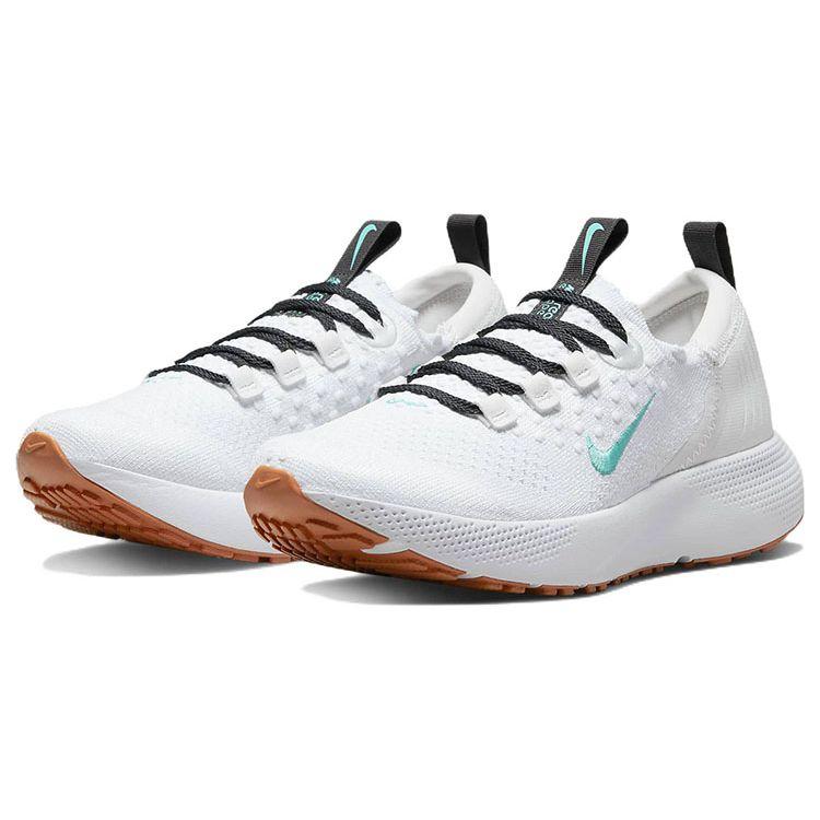 Nike React Escape Run Flyknit Platinum Tint Washed Teal Women Sneakers White DC4269-004