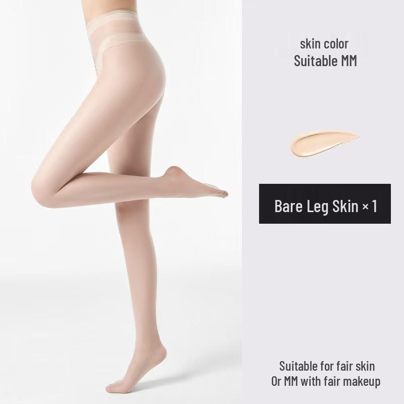 Ultra-Thin 0D Black Nylon Stockings for Women: High-Waist, Tummy Control, Leg-Like Effect, Peach Buttock, Sexy Skin-Beautifying Pantyhose