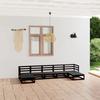 7 Pcs Garden Furniture Set Solid Pine Wood