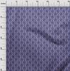 oneOone Cotton Flex Bluish Violet Fabric Block Diy Clothing Quilting Fabric Print Fabric By Yard 40 Inch