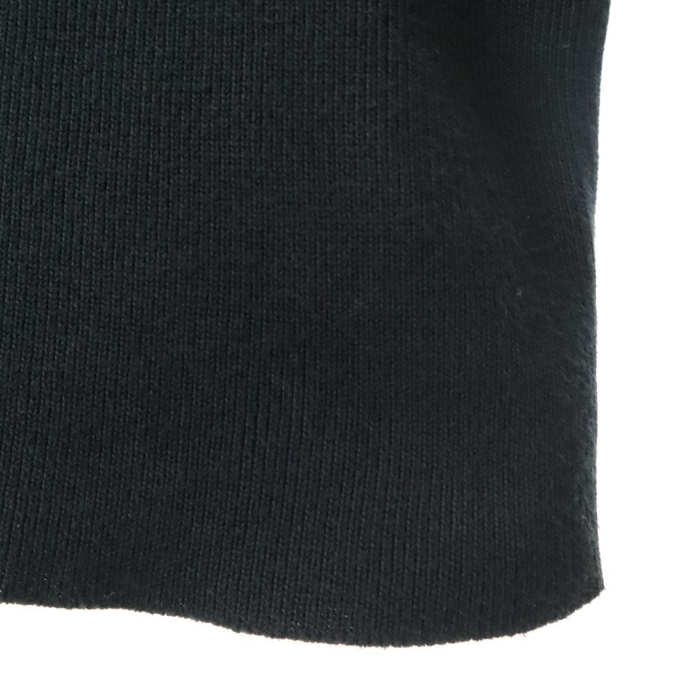 Yohji Yamamoto 80s Vintage Japanese Ribbed Belly Warmer Long sleeve Mock neck Cut Men's Used