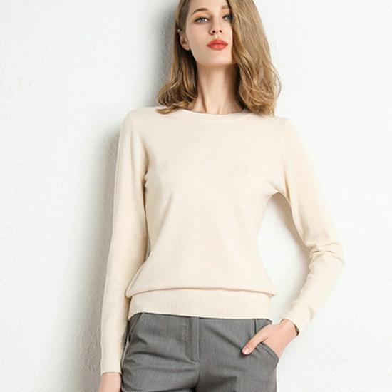 Maglione pullover a collo alto in pile da donna - Versatile e vestibilità aderente