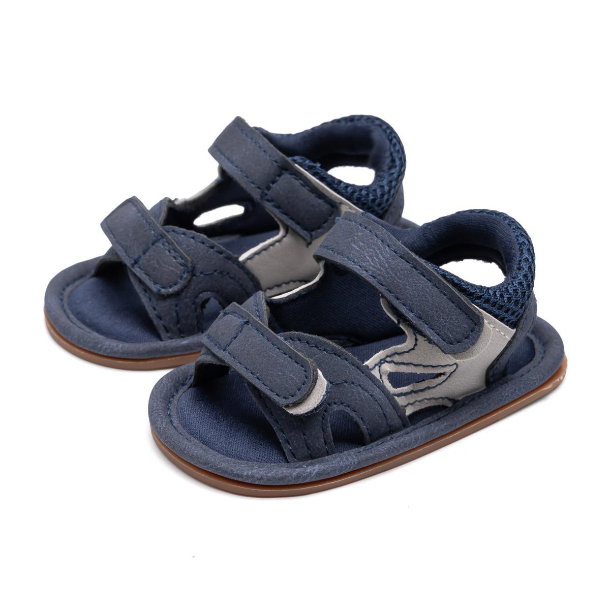 Children s Shoes, Baby Sandals, Boys  Soft-soled Baby Walker Shoes, Casual Velcro Fastening Insole Length11cm