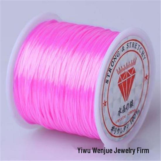 Elastic Cord for Round Crystal Buddhist Beads: Bracelet, Necklace, and Jade Beading String.