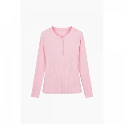 Henley Neck Embroidered T shirT baTs91611