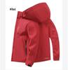 Giacca a vento con cappuccio unisex: Giacca da Ciclismo da Esterno per Coppie, Monostrato Leggera