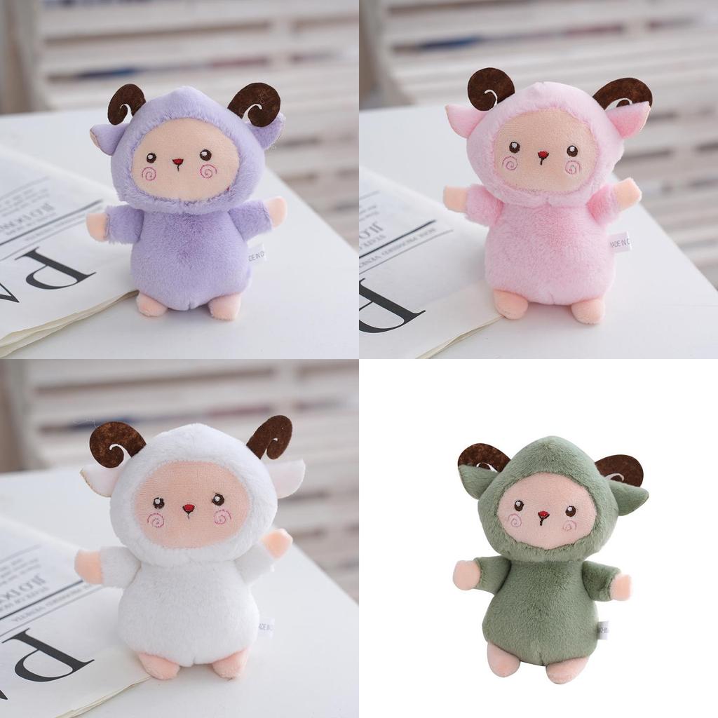 Cute Plush Lamb Toy Adorable Keychain Fluffy Bag Charm Perfect For Students