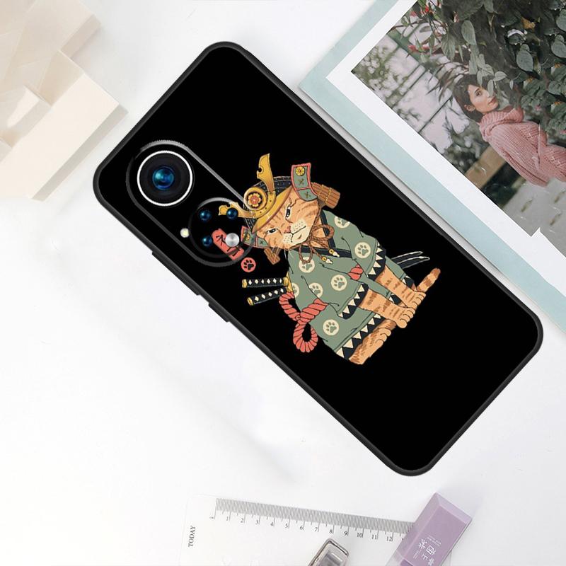 

Ukiyo-e Samurai Cat Neko Ramen For Honor Magic 8 Pro 5 6 7 Lite Case For Honor Win RT 400 200 50 70 90 X8c X8b X9a X9b X9c Honor 400
