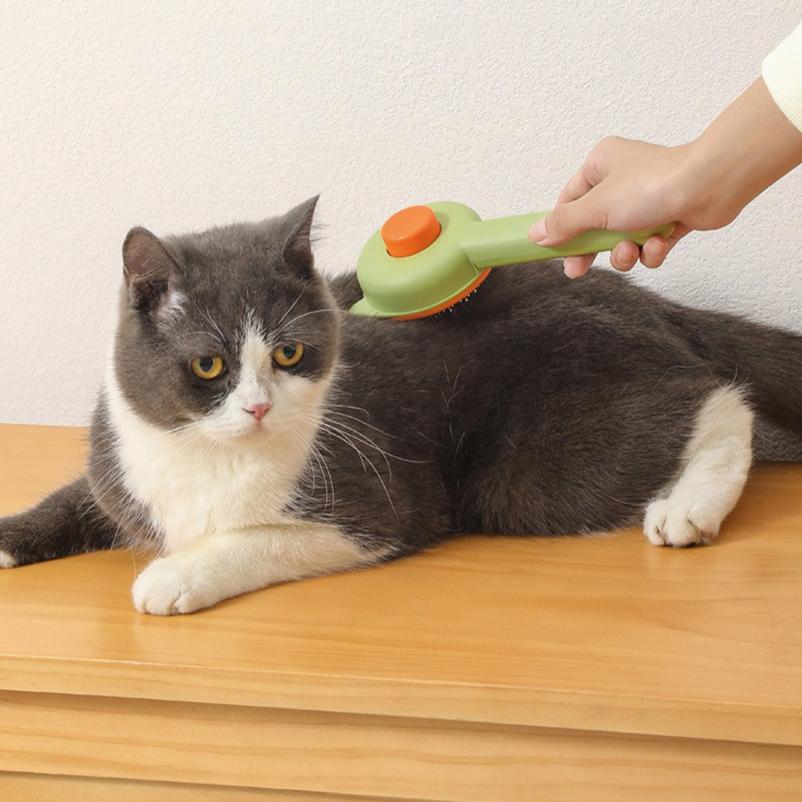 Cat Comb for Long Haired Pets Removes Floating Hair Needle Combing Brush Dog Hair Cleaner Artifact Suppli