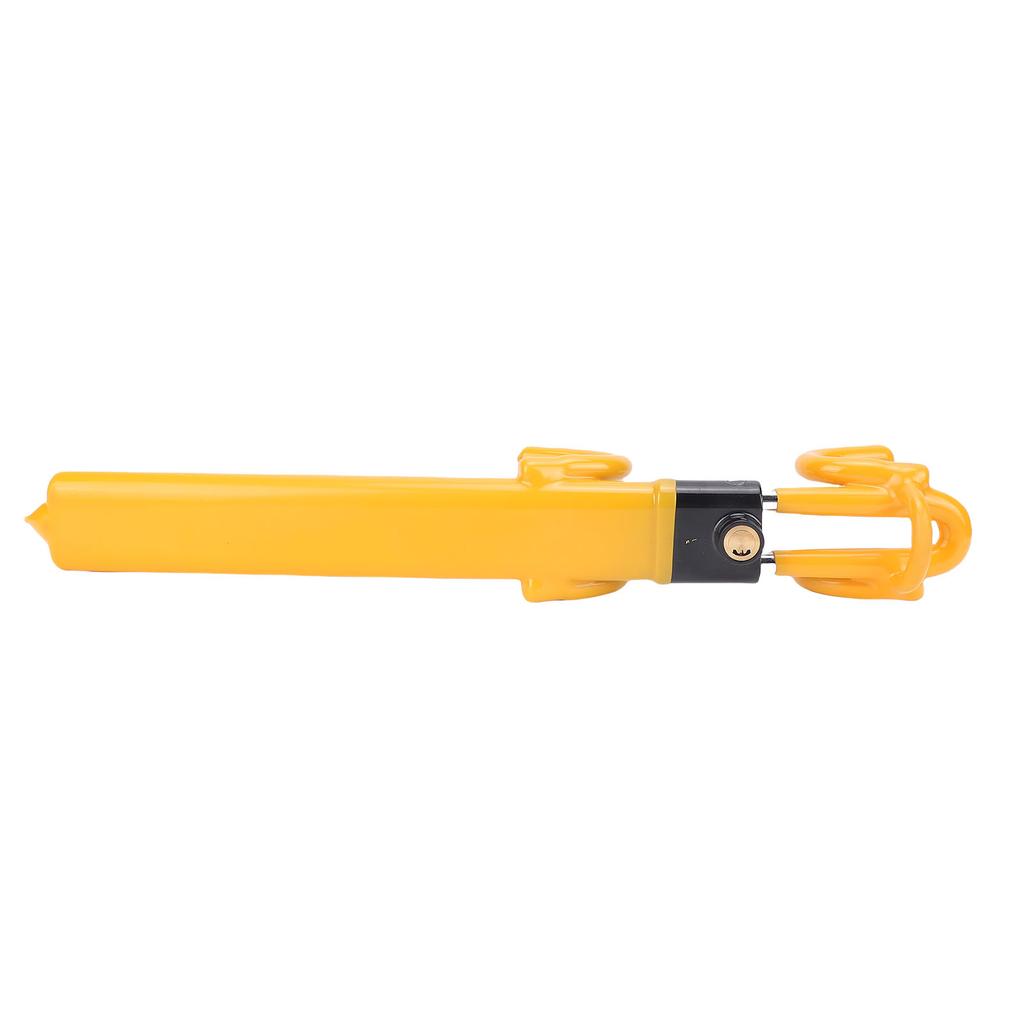 Double Hook Steering Wheel Lock with 2 Keys Adjustable Length Heavy Duty Anti Theft Car Device for Sedan SUV Pickup