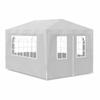 Tonnelle de jardin/ Pavillon de Jardin/Tente de réception Chapiteau Blanc 3x4m 90334