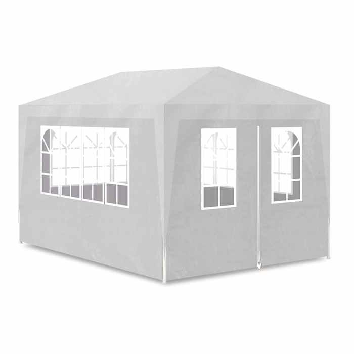 Tonnelle de jardin/ Pavillon de Jardin/Tente de réception Chapiteau Blanc 3x4m 90334