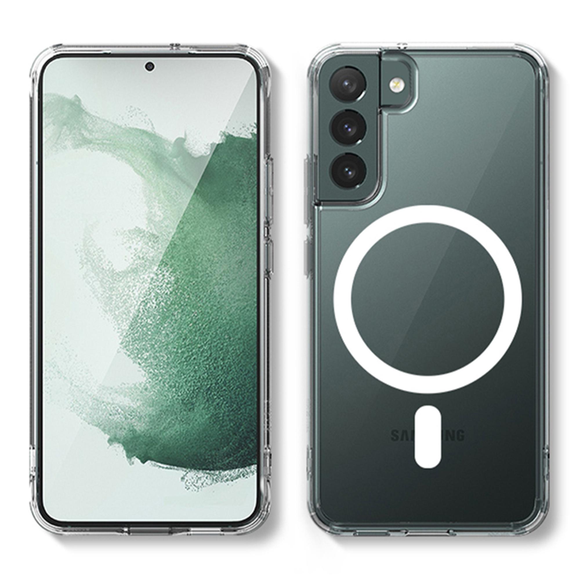 

Прозрачный чехол для телефона Samsung Galaxy S23+ Магнитный Защита от царапин Мягкий ТПУ Чехол для мобильного телефона A